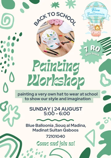 Back-to-School Hat Painting · 2024–2025