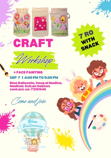 Craft & Face Painting · 2024–2025