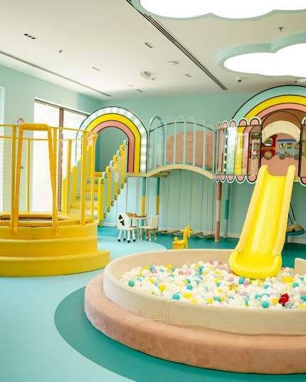 Slide and ball pit