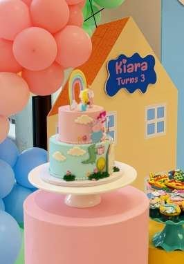 Pastel character cake