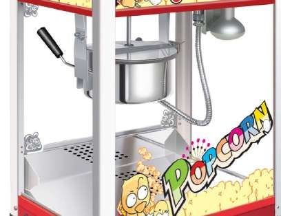 Snack-station popcorn equipment