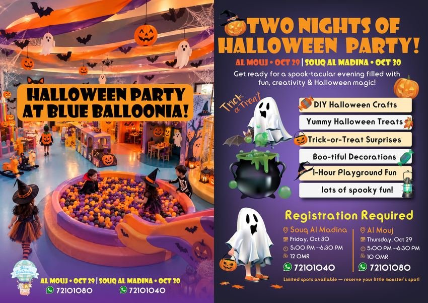 Halloween programme poster