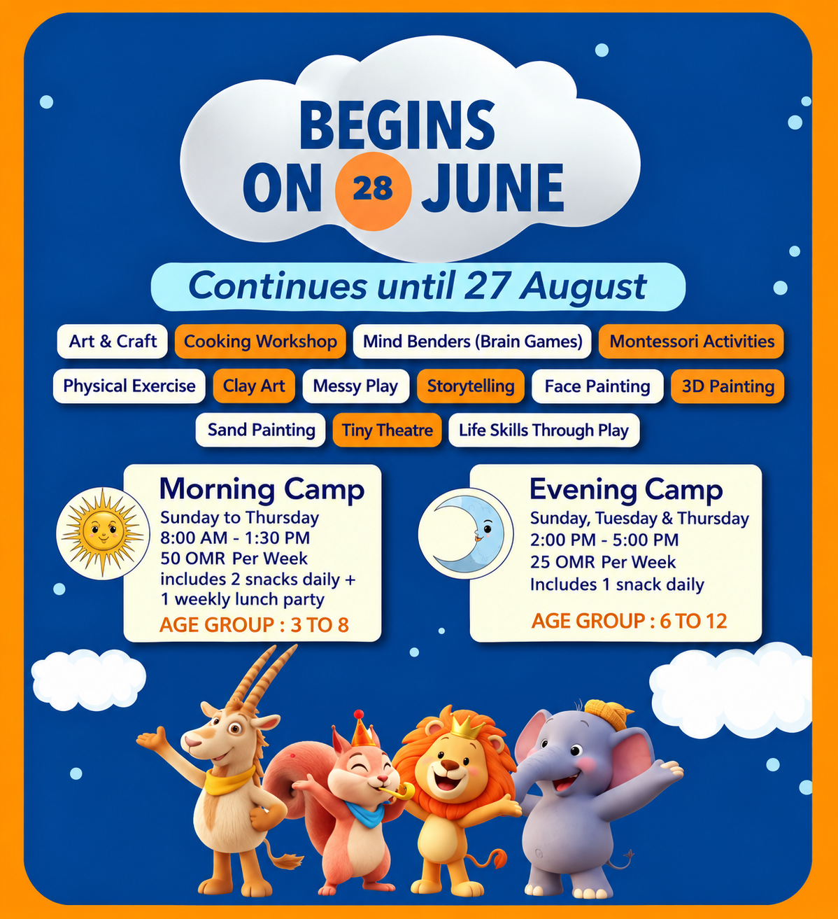 Kids Summer Camp in Al Mouj